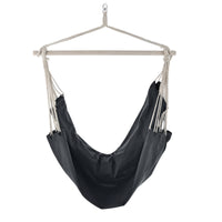 Sedia Amaca Sospesa Miramar Poltrona Appendibile per Interno Esterno - Grigio Scuro casa.pro