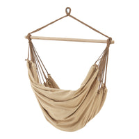 Amaca da Seduta 'Peralvillo' con 2 Cuscini e Borsa di Trasporto - Beige [en.casa]