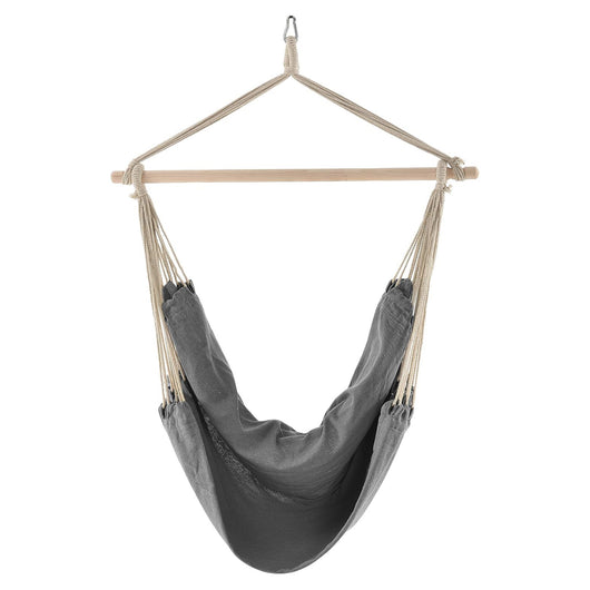Poltrona Sospesa Sedia Amaca Altezza Totale 140 cm - Grigio casa.pro