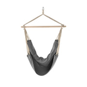 Seduta sospesa poltrona sospesa sedia amaca cotone poliestere 100 cm grigio 03_0003773