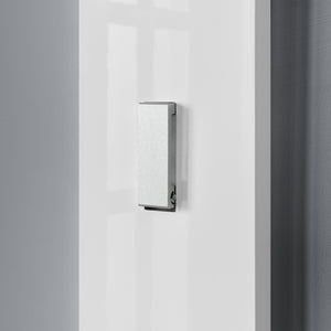 Appendiabiti da Parete Hansnes con 3 Ganci Pieghevoli 165 x 15 x 2,5 cm - Bianco [en.casa]