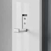 Appendiabiti da Parete Hansnes con 3 Ganci Pieghevoli 165 x 15 x 2,5 cm - Bianco [en.casa]