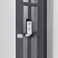 Appendiabiti da Parete Hansnes con 3 Ganci Pieghevoli 165 x 15 x 2,5 cm - Grigio [en.casa]