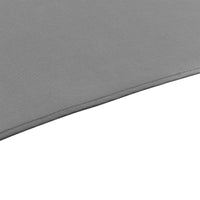 Ombrellone a Semicerchio Eger Parasole a Mezzaluna 300x150 cm Grigio casa.pro