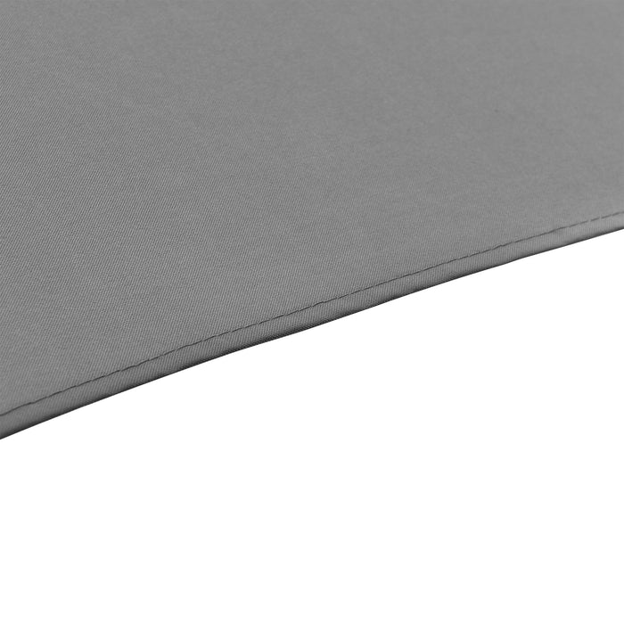 Ombrellone a Semicerchio Eger Parasole a Mezzaluna 300x150 cm Grigio casa.pro