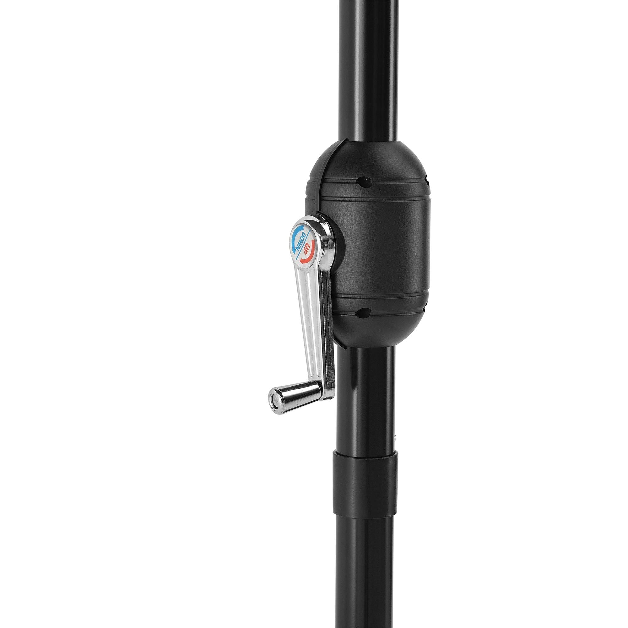 Mezzo ombrellone terrazza balcone poliestere bianco 300 cm x 150 cm x 230 cm 03_0001610