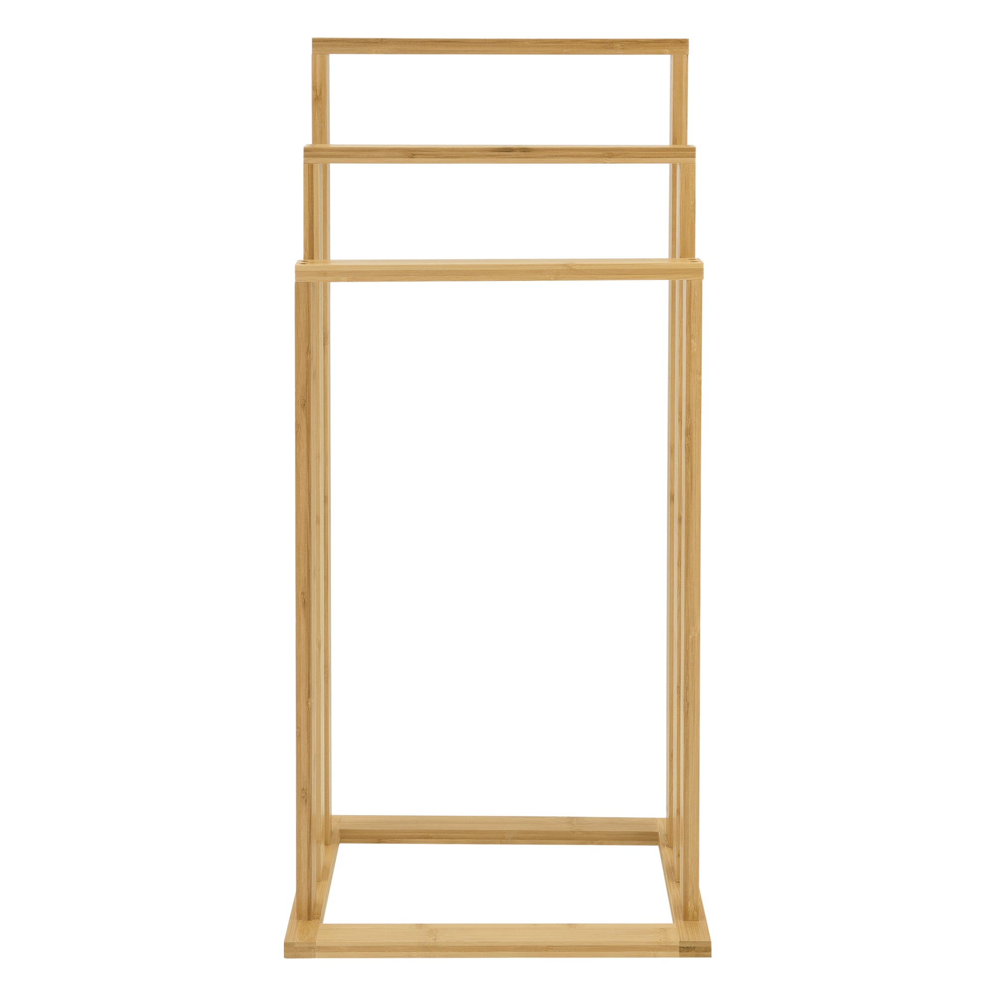 Portasciugamano da Terra Rana con 3 Barre - in bambù [en.casa]