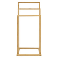 Portasciugamano da Terra Rana con 3 Barre - in bambù [en.casa]