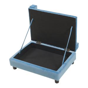 Cuccia Per Animali Domestici Salkonssad Imbottita con Cuscini - Blu [en.casa]