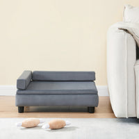 Cuccia Per Animali Domestici Salkonssad Imbottita con Cuscini - Grigio [en.casa]