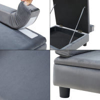 Cuccia Per Animali Domestici Salkonssad Imbottita con Cuscini - Grigio [en.casa]