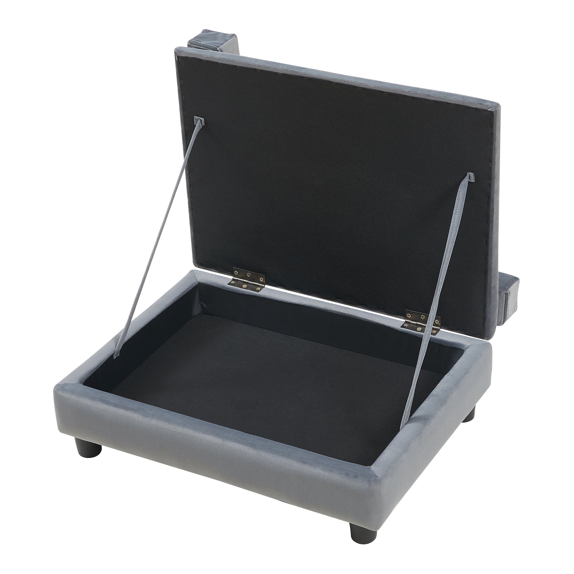 Cuccia Per Animali Domestici Salkonssad Imbottita con Cuscini - Grigio [en.casa]