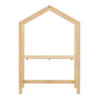 Scrivania per bambini in pino 160 x 110 x 50 cm naturale 03_0006617