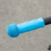 Monopattino Elettrico Pieghevole per Bambini 6+ Anni ad Altezza Regolabile, 71x36.5x75-80 cm, Nero e Azzurro