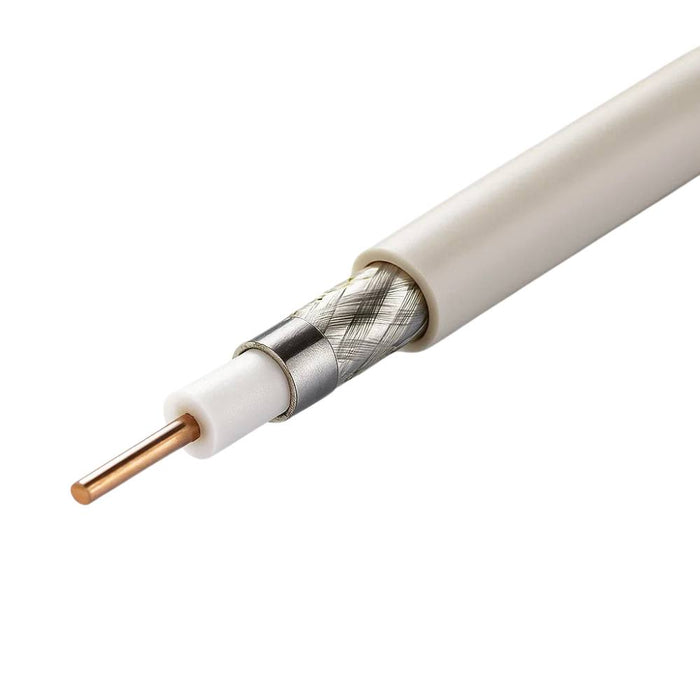 Cavo coassiale tv 75Ω ccs classe b per impianti sat/terrestre vendibile al metro *** sezione conduttore 6,5 mmq, con...