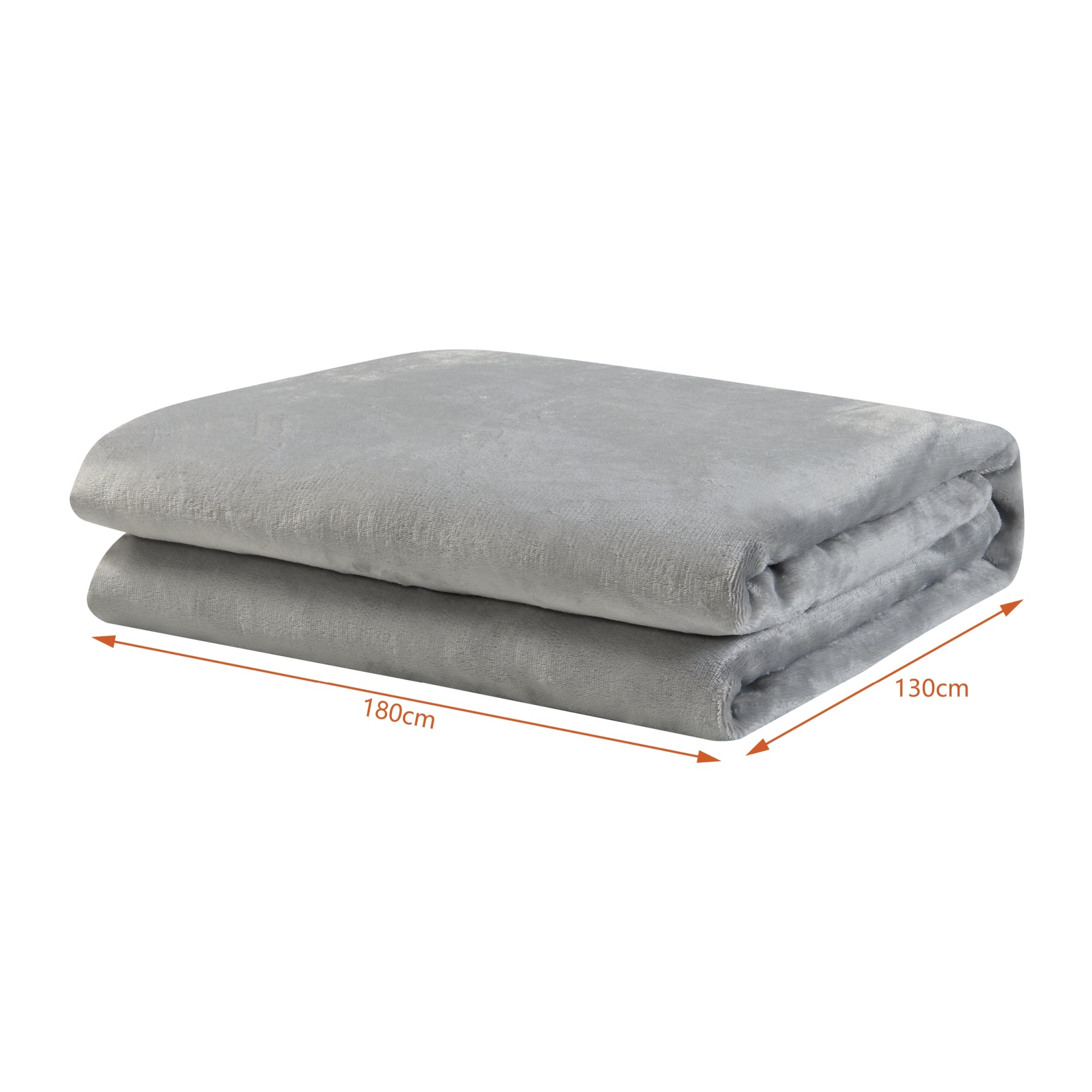 Coperta Riscaldante Archi Termocoperta Elettrica 180 x 130 cm Grigio Chiaro [en.casa]