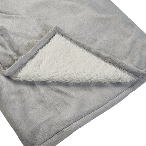 Coperta Riscaldante Archi Termocoperta Elettrica 180 x 130 cm Grigio Chiaro [en.casa]