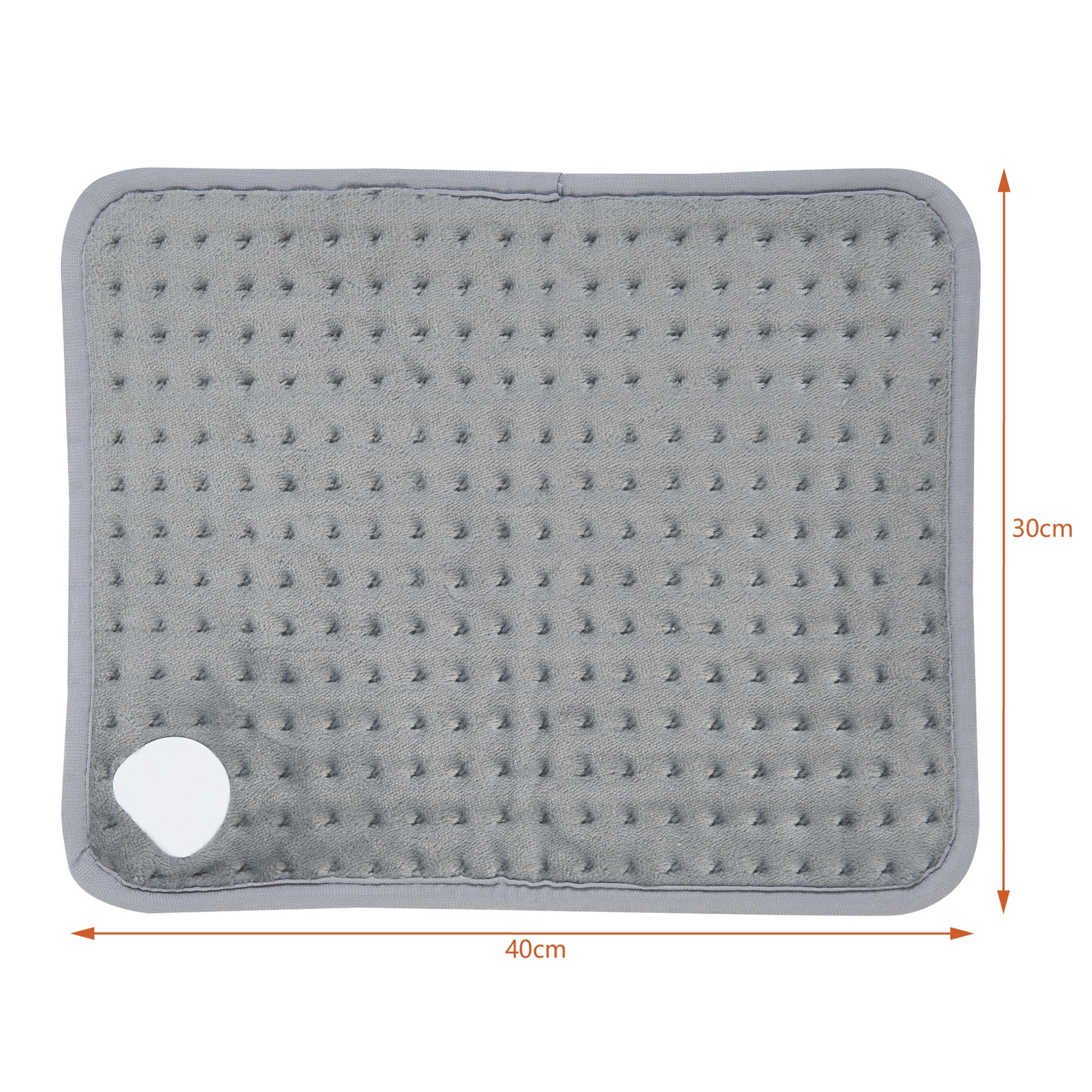 Cuscino Riscaldante Bella Termoforo Elettrico 40 x 30 cm Grigio [en.casa]