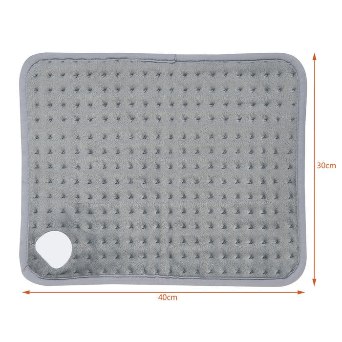 Cuscino Riscaldante Bella Termoforo Elettrico 40 x 30 cm Grigio [en.casa]