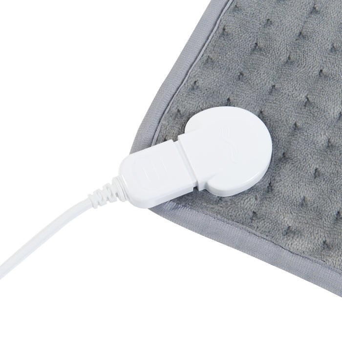 Cuscino Riscaldante Bella Termoforo Elettrico 40 x 30 cm Grigio [en.casa]