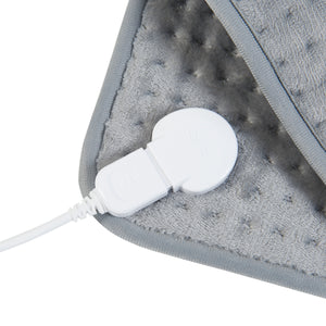 Cuscino Riscaldante Borrello Termoforo Elettrico per Spalle e Nuca 65 x 45 cm Grigio [en.casa]