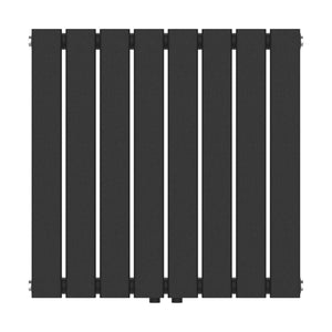 Termosifone Nore ad Acqua Calda Pannello Singolo con Elementi Piatti 60 x 60 cm - Nero [neu.haus]