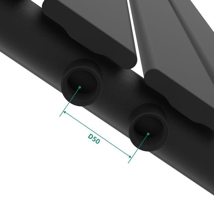 Termosifone Nore ad Acqua Calda Pannello Singolo con Elementi Piatti 160 x 30 cm - Nero [neu.haus]