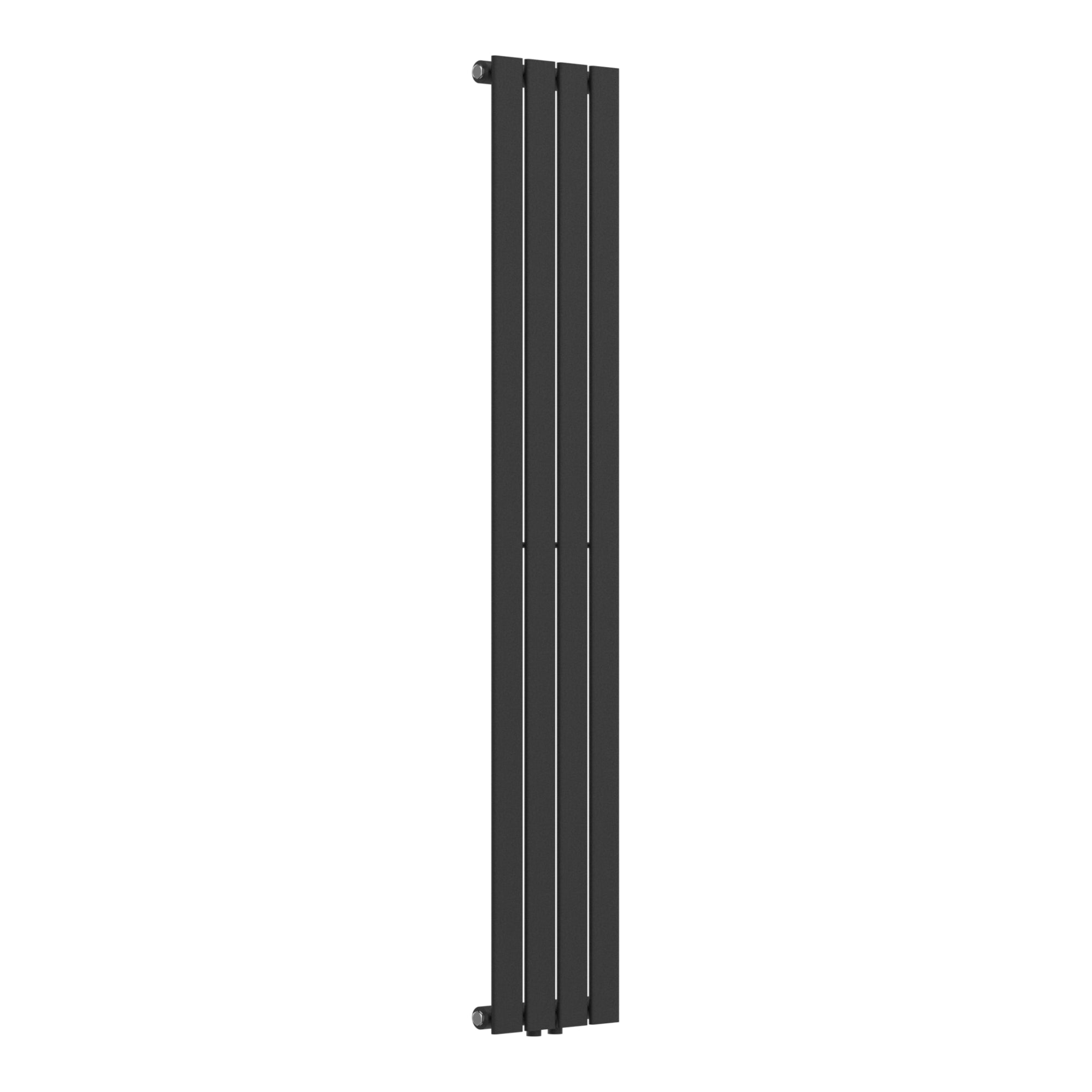 Termosifone Nore ad Acqua Calda Pannello Singolo con Elementi Piatti 160 x 30 cm - Nero [neu.haus]