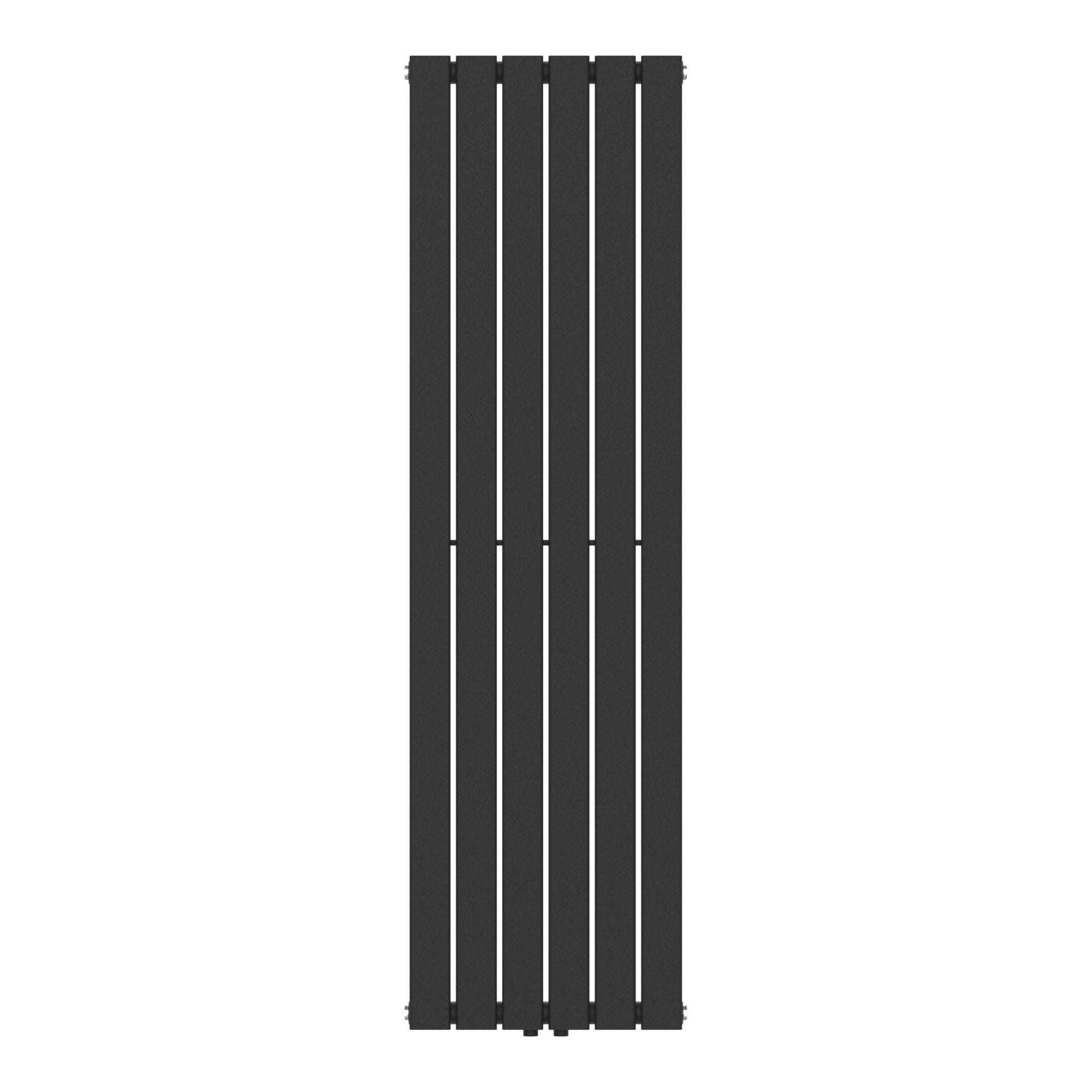 Termosifone Nore ad Acqua Calda Pannello Singolo con Elementi Piatti 160 x 45 cm - Nero [neu.haus]