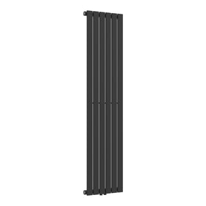Termosifone Nore ad Acqua Calda Pannello Singolo con Elementi Piatti 160 x 45 cm - Nero [neu.haus]
