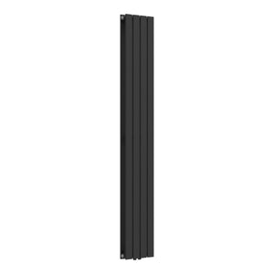 Termosifone Nore ad Acqua Calda Pannello Doppio con Elementi Piatti 180 x 30 cm Nero [neu.haus]