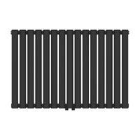 Termosifone Nore ad Acqua Calda Pannello Singolo con Elementi Tubolari 60 x 90 cm Nero [neu.haus]