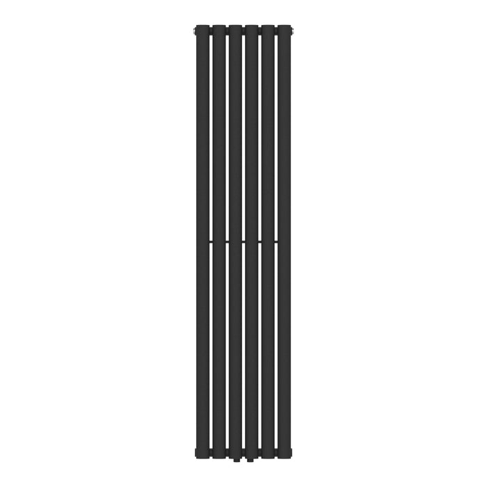Termosifone Nore ad Acqua Calda Pannello Singolo con Elementi Tubolari 160 x 36 cm Nero [neu.haus]