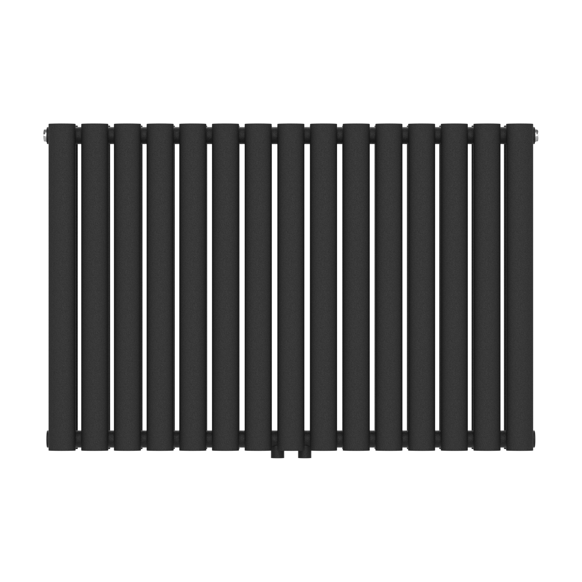 Termosifone Nore ad Acqua Calda Pannello Doppio con Elementi Tubolari 60 x 90 cm Nero [neu.haus]