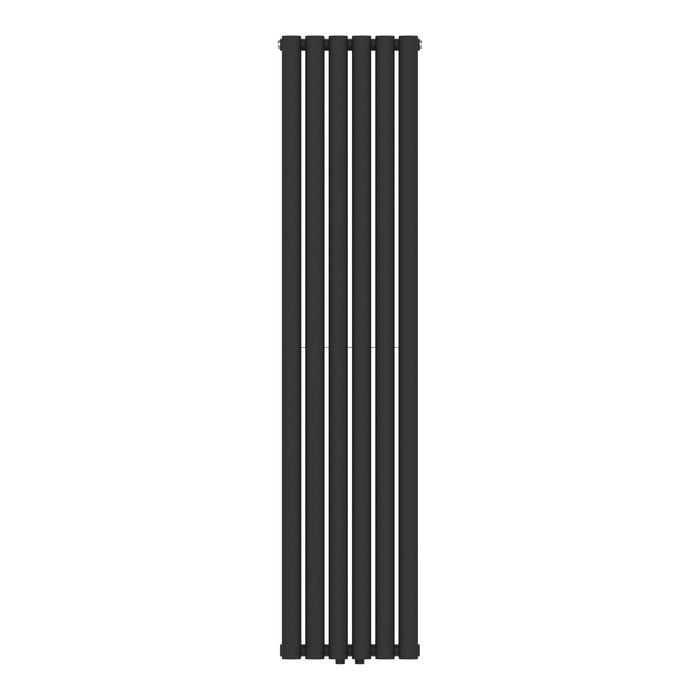 Termosifone Nore ad Acqua Calda Pannello Doppio con Elementi Tubolari 160 x 36 cm Nero [neu.haus]