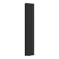 Termosifone Nore ad Acqua Calda Pannello Doppio con Elementi Tubolari 160 x 36 cm Nero [neu.haus]