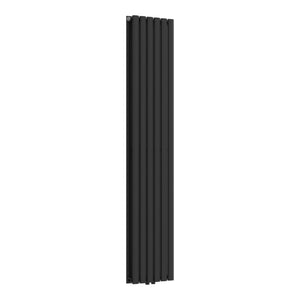 Termosifone Nore ad Acqua Calda Pannello Doppio con Elementi Tubolari 160 x 36 cm Nero [neu.haus]