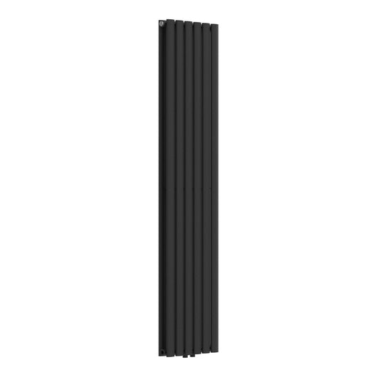 Termosifone Nore ad Acqua Calda Pannello Doppio con Elementi Tubolari 160 x 36 cm Nero [neu.haus]