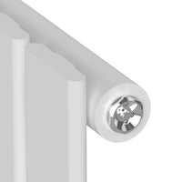 Termosifone Nore ad Acqua Calda Pannello Singolo con Elementi Piatti 60 x 60 cm - Bianco [neu.haus]