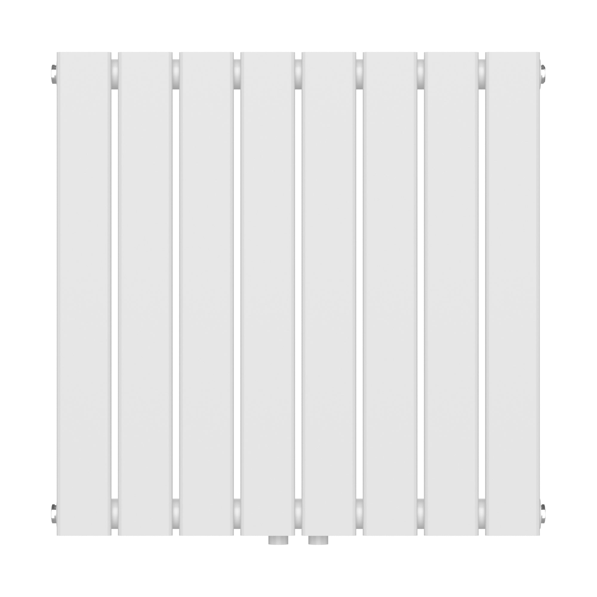 Termosifone Nore ad Acqua Calda Pannello Singolo con Elementi Piatti 60 x 60 cm - Bianco [neu.haus]