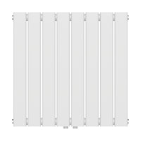 Termosifone Nore ad Acqua Calda Pannello Singolo con Elementi Piatti 60 x 60 cm - Bianco [neu.haus]