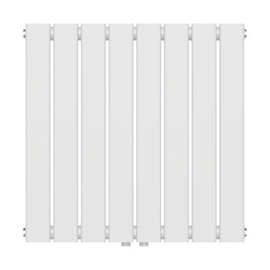 Termosifone Nore ad Acqua Calda Pannello Singolo con Elementi Piatti 60 x 60 cm - Bianco [neu.haus]