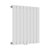Termosifone Nore ad Acqua Calda Pannello Singolo con Elementi Piatti 60 x 60 cm - Bianco [neu.haus]