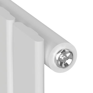 Termosifone Nore ad Acqua Calda Pannello Singolo con Elementi Piatti 60 x 80 cm - Bianco [neu.haus]