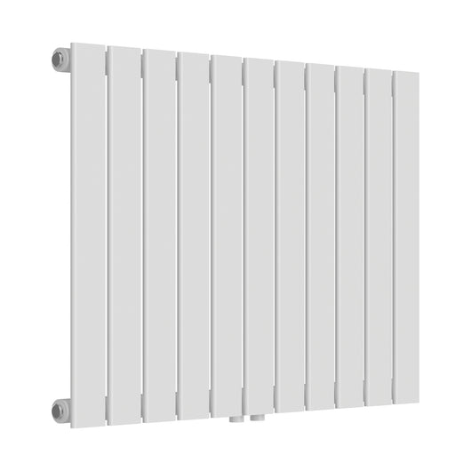 Termosifone Nore ad Acqua Calda Pannello Singolo con Elementi Piatti 60 x 80 cm - Bianco [neu.haus]
