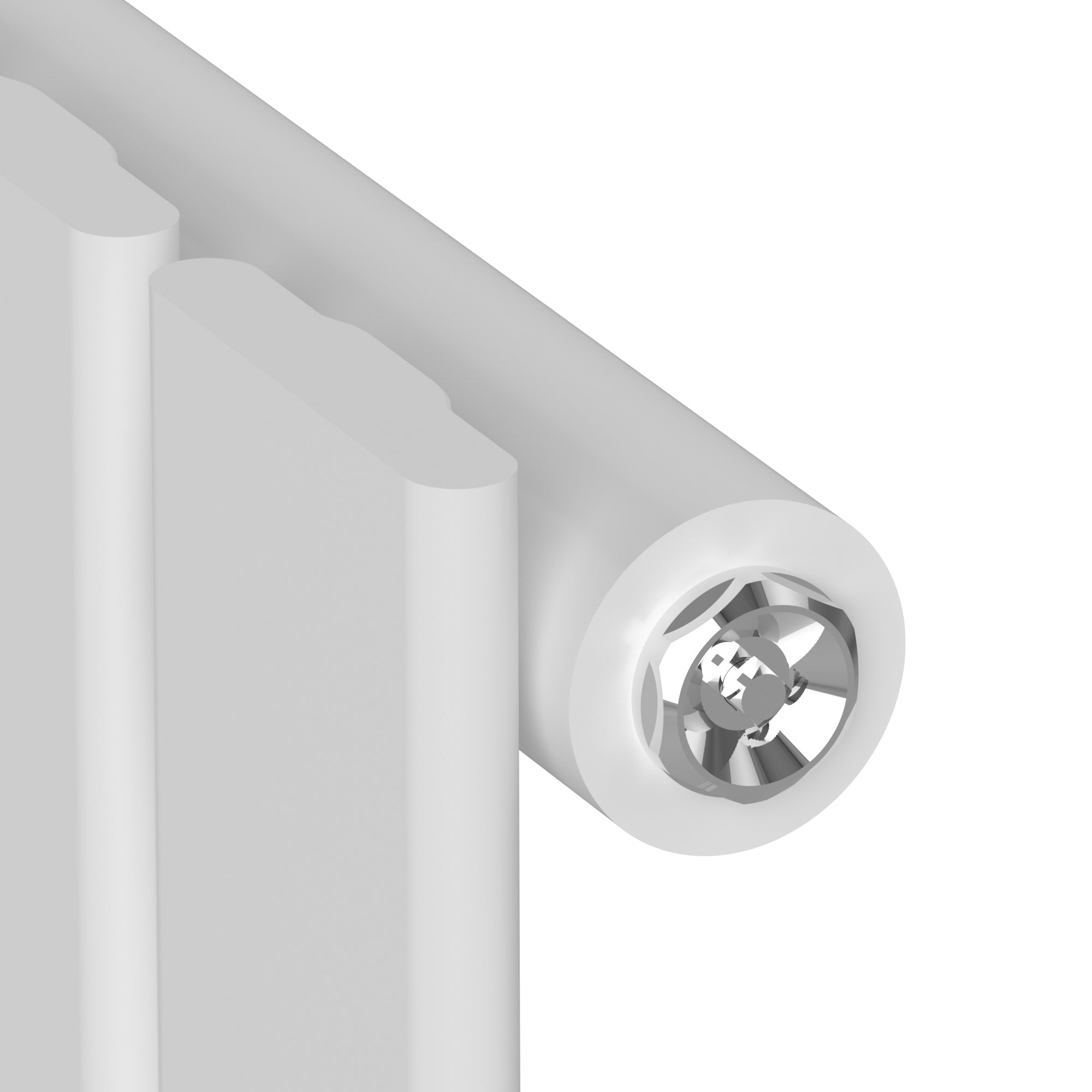 Termosifone Nore ad Acqua Calda Pannello Singolo con Elementi Piatti 160 x 30 cm - Bianco [neu.haus]