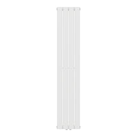 Termosifone Nore ad Acqua Calda Pannello Singolo con Elementi Piatti 160 x 30 cm - Bianco [neu.haus]