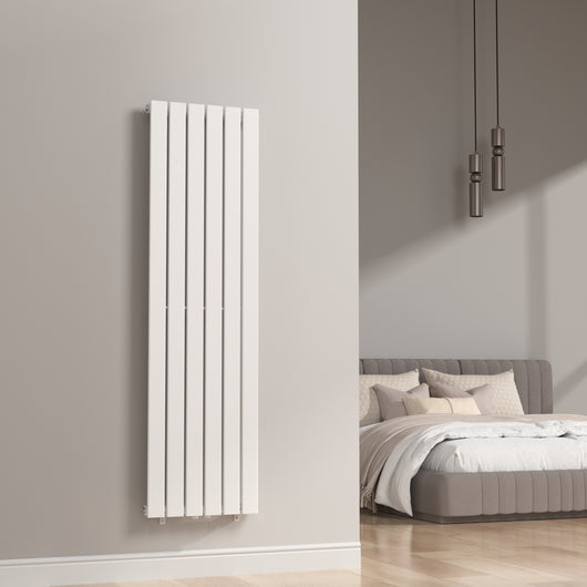Termosifone Nore ad Acqua Calda Pannello Singolo con Elementi Piatti 160 x 45 cm - Bianco [neu.haus]