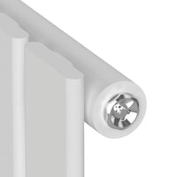 Termosifone Nore ad Acqua Calda Pannello Singolo con Elementi Piatti 160 x 45 cm - Bianco [neu.haus]