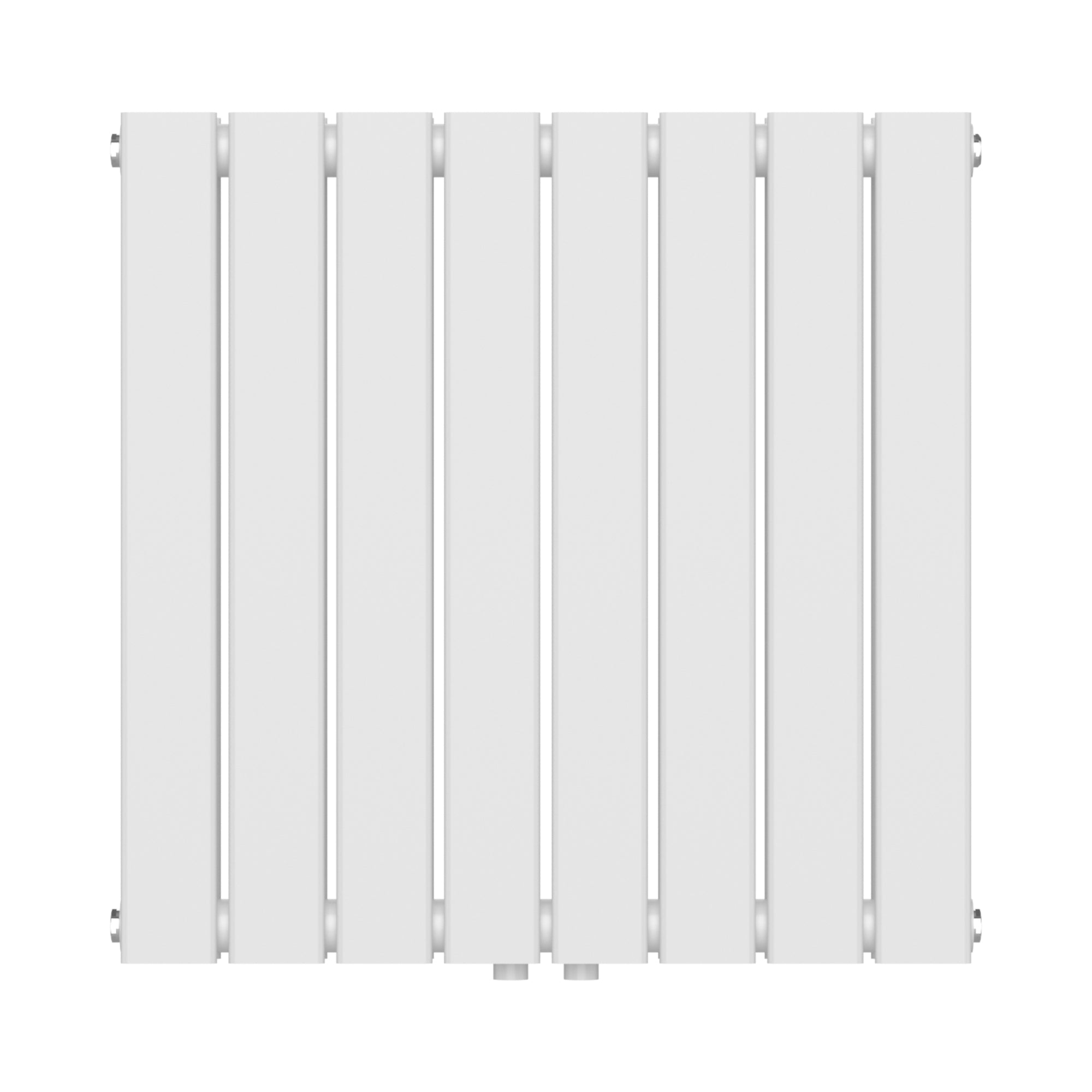 Termosifone Nore ad Acqua Calda Pannello Doppio con Elementi Piatti 60 x 60 cm Bianco [neu.haus]